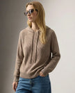 Maren | Women's Ribbed Knit Hooded Sweater Pullover with Cozy Soft Long-Sleeve