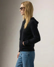 Maren | Women's Ribbed Knit Hooded Sweater Pullover with Cozy Soft Long-Sleeve