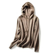 Maren | Women's Ribbed Knit Hooded Sweater Pullover with Cozy Soft Long-Sleeve