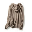 Maren | Women's Ribbed Knit Hooded Sweater Pullover with Cozy Soft Long-Sleeve