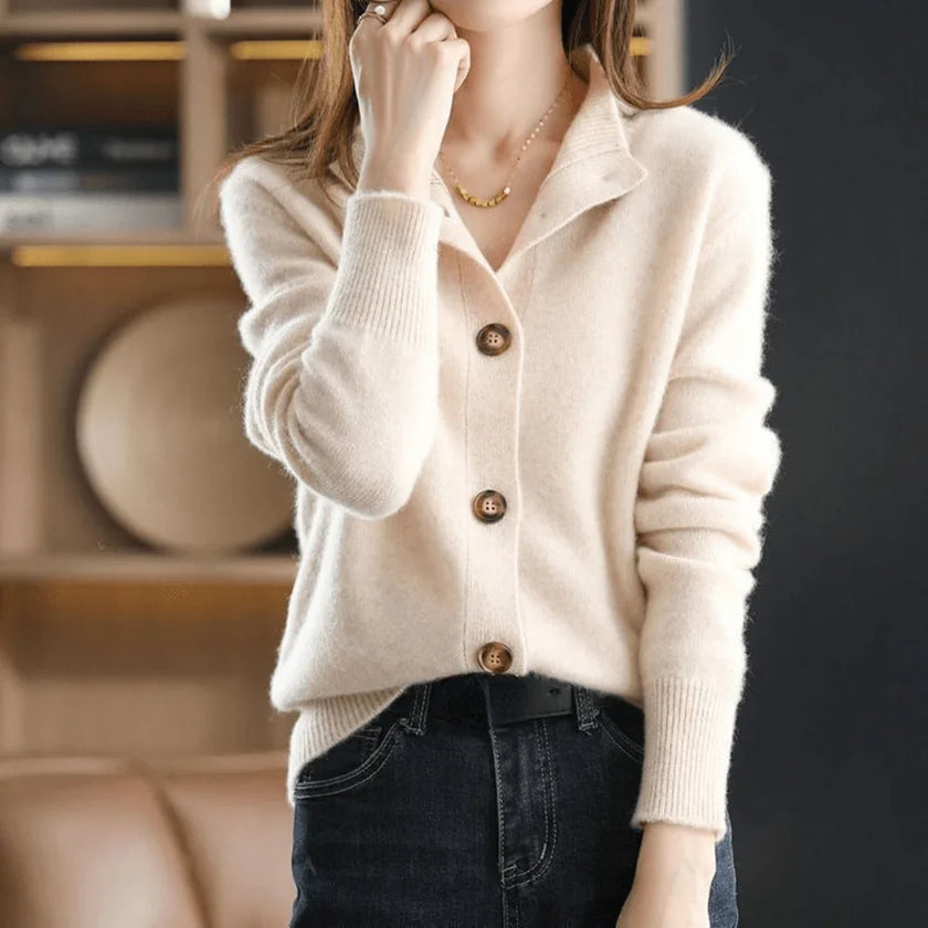 None | Women's Knit Button-Front Gilet Vest with Soft Cozy for Layering