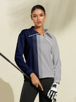 Nova | Women's Ribbed Striped Sweatshirt Pullover with Knit Cozy Soft Long-Sleeve