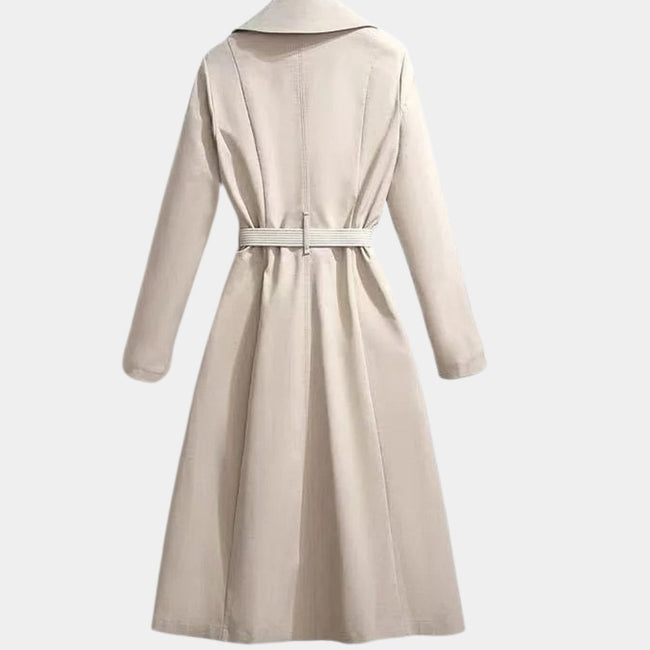 Imogen | Long Belted Trench Coat for Women