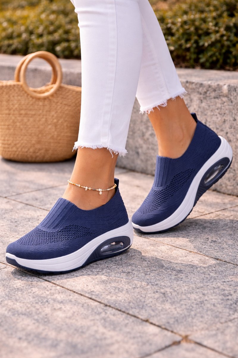 Victoria | Women's Boots Slip-On Knit Cushioned Walking Sneakers