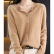 Tuva | Women's Cashmere Knit V-Neck Button-Up Cardigan
