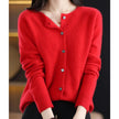 Tuva | Women's Cashmere Knit V-Neck Button-Up Cardigan
