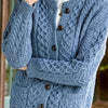 Penelope | Women's Oversized Turtleneck Button-Front Cardigan Knit Sweater with Cozy Soft