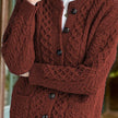 Penelope | Women's Oversized Turtleneck Button-Front Cardigan Knit Sweater with Cozy Soft