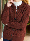 Penelope | Women's Oversized Turtleneck Button-Front Cardigan Knit Sweater with Cozy Soft