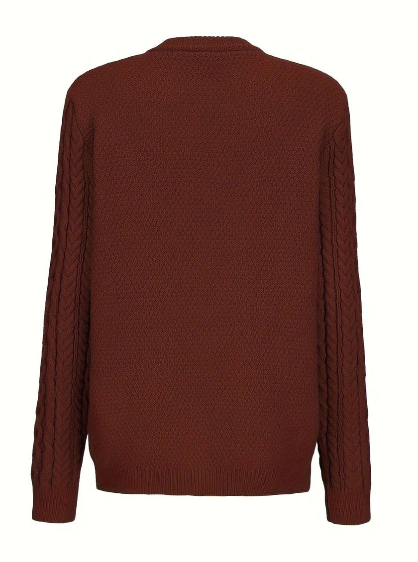 Penelope | Women's Oversized Turtleneck Button-Front Cardigan Knit Sweater with Cozy Soft