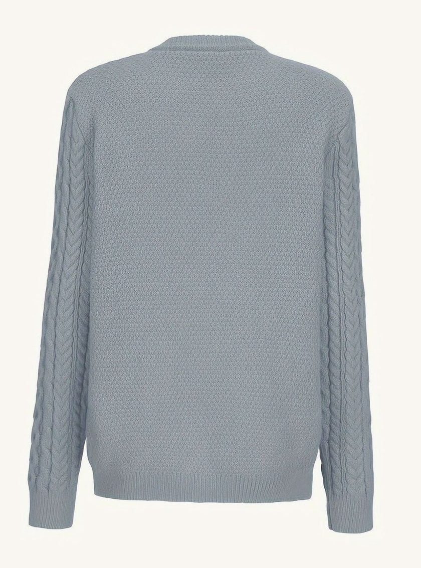 Penelope | Women's Oversized Turtleneck Button-Front Cardigan Knit Sweater with Cozy Soft