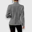 Cable-Knit Sweater Women Mock Neck Long Sleeve Fitted