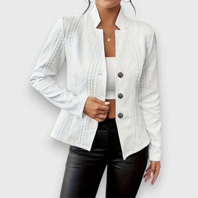 Maya | Long Slim-Fit Knit Cardigan for Women