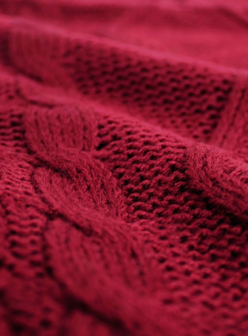 Grace | Women's Cable-Knit V-Neck Sweater Vest Relaxed Layering Pullover for Everyday