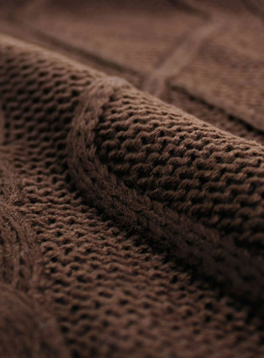 Grace | Women's Cable-Knit V-Neck Sweater Vest Relaxed Layering Pullover for Everyday