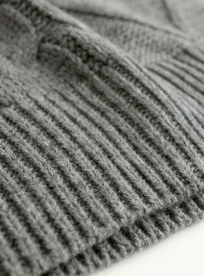 Grace | Women's Cable-Knit V-Neck Sweater Vest Relaxed Layering Pullover for Everyday