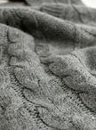 Grace | Women's Cable-Knit V-Neck Sweater Vest Relaxed Layering Pullover for Everyday