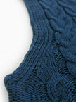 Grace | Women's Cable-Knit V-Neck Sweater Vest Relaxed Layering Pullover for Everyday