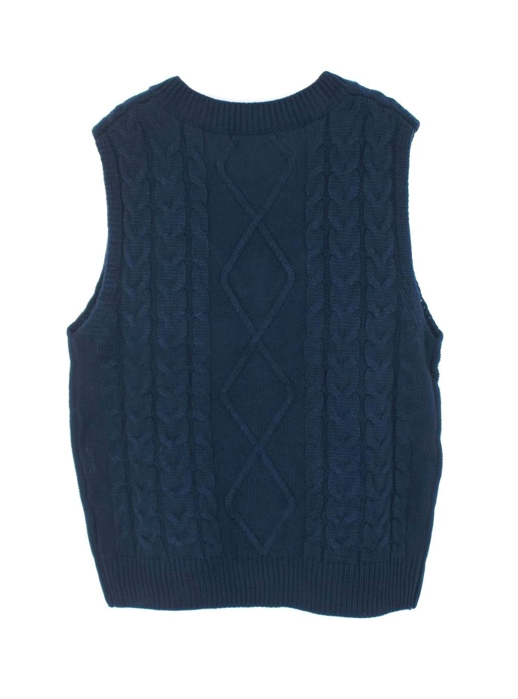 Cable Knit Sweater V Neck Relaxed Fit Stretch Pullover Jumper | Isadora