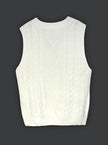 Grace | Women's Cable-Knit V-Neck Sweater Vest Relaxed Layering Pullover for Everyday