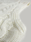 Grace | Women's Cable-Knit V-Neck Sweater Vest Relaxed Layering Pullover for Everyday