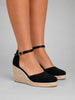 Grace | Women's Closed-Toe Espadrille Wedge Sandals Ankle Strap