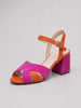 Eleanor | Women's Color Block Open-Toe Block Heel Sandals