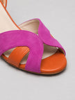 Eleanor | Women's Color Block Open-Toe Block Heel Sandals