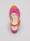 Eleanor | Women's Color Block Open-Toe Block Heel Sandals