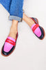 Layla | Women's Color-Block Slip-On Penny Loafers