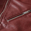 Faux Leather Jacket Women Cropped Moto Belted Biker