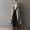 Trench Coat Women Double-Breasted Water-Repellent Long Belted
