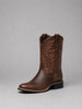 Harper | Women's Embroidered Leather Pull-On Western Ankle Boots