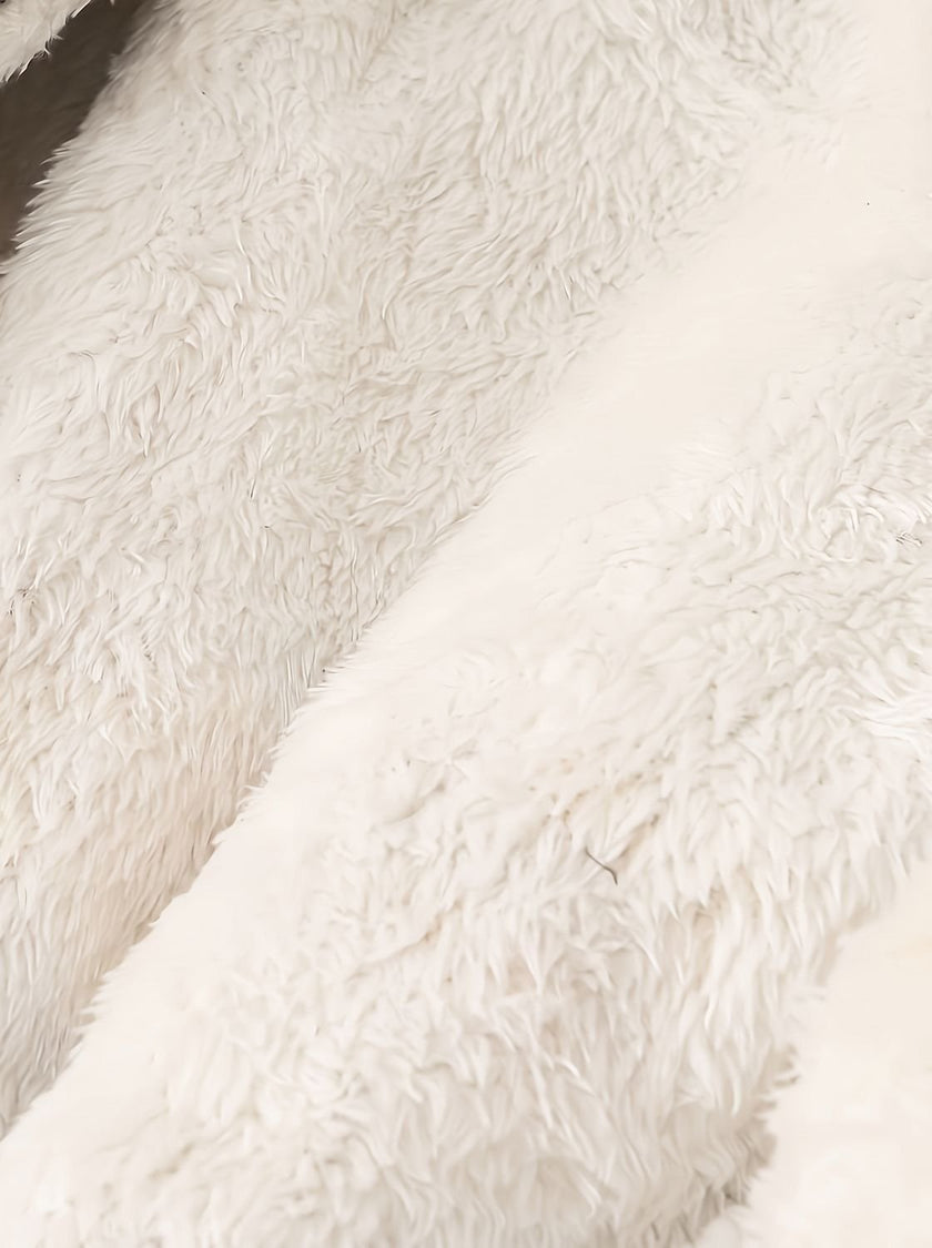 Parka Jacket Insulated Faux Fur Collar Drawstring Mid Length Winter Coat | Alma