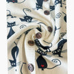 Penelope | Women's Floral Round-Neck Button-Front Cardigan Knit Sweater with Cozy for Layering