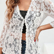 Eleanor | Women's Loose-Fit Floral Open-Front Cardigan Knit Sweater with Cozy for Layering