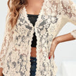 Eleanor | Women's Loose-Fit Floral Open-Front Cardigan Knit Sweater with Cozy for Layering