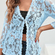 Eleanor | Women's Loose-Fit Floral Open-Front Cardigan Knit Sweater with Cozy for Layering