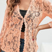 Eleanor | Women's Loose-Fit Floral Open-Front Cardigan Knit Sweater with Cozy for Layering