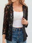 Eleanor | Women's Loose-Fit Floral Open-Front Cardigan Knit Sweater with Cozy for Layering