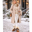 Luna | Women's Slip-On Fur-Trim Fluffy Suede Snow Winter Boots