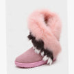 Luna | Women's Slip-On Fur-Trim Fluffy Suede Snow Winter Boots