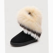 Luna | Women's Slip-On Fur-Trim Fluffy Suede Snow Winter Boots
