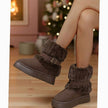 Scarlett | Women's Slip-On Fur-Trim Snow Winter Boots