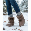 Scarlett | Women's Slip-On Fur-Trim Snow Winter Boots