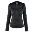 Bergljot | Women's Hooded Leather Jacket