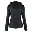 Bergljot | Women's Hooded Leather Jacket