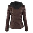 Bergljot | Women's Hooded Leather Jacket