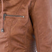 Bergljot | Women's Hooded Leather Jacket