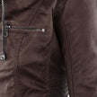 Bergljot | Women's Hooded Leather Jacket